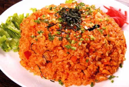 韩式泡菜炒饭图片