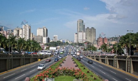 委內瑞拉加拉加斯市市景图片
