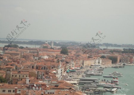 鸟瞰威尼斯图片