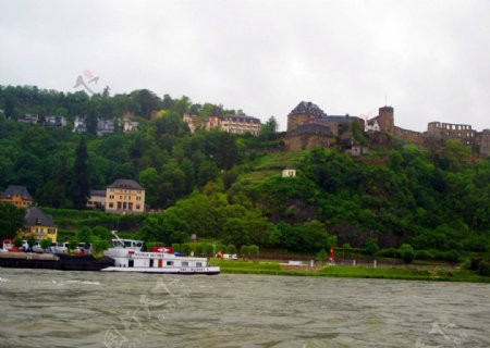 莱茵河风景图片