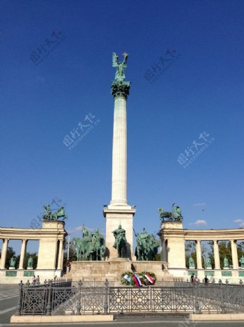 布达佩斯英雄广场图片