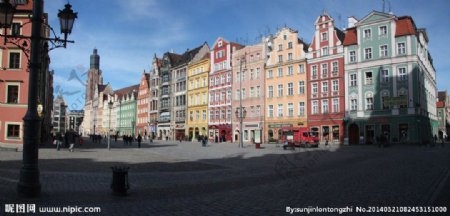 波兰华沙街景图片