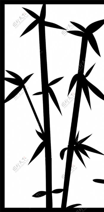 竹子镂空雕花图片