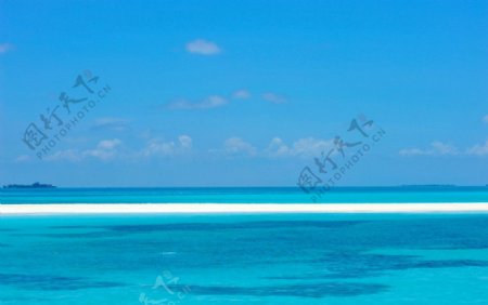 马尔代夫拖尾沙滩图片