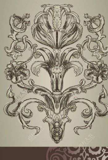 古典欧式花纹图片