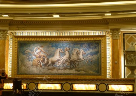 凯撒皇宫酒店的壁画图片