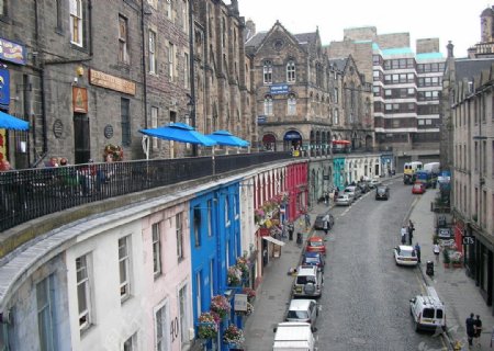 英国爱丁堡街景图片