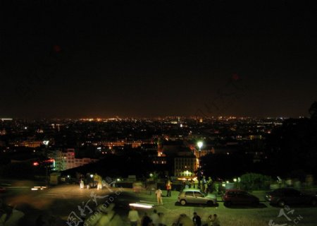 法国夜景图片