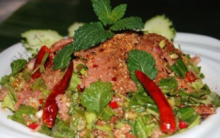 泰国菜炒牛肉图片
