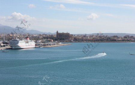 巴塞罗那海港图片