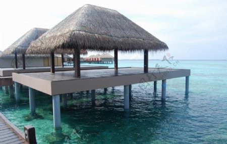 马尔代夫水上旅馆图片