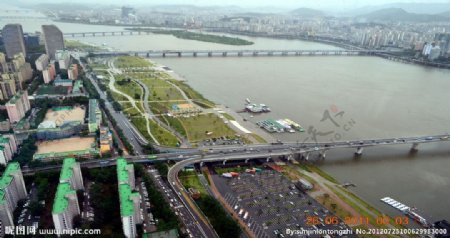 首尔汉江两岸图片