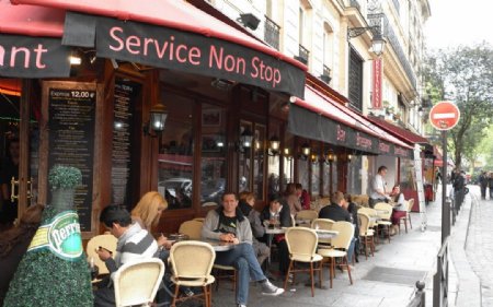 巴黎咖啡馆图片