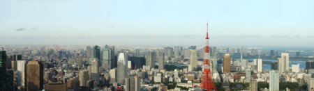 东京城市俯视图片