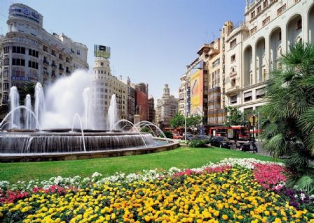 西班牙城市景色图片