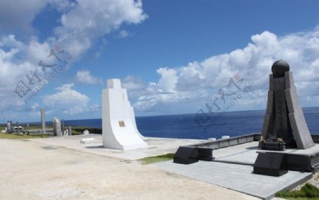 塞班岛风光二战殉难碑图片