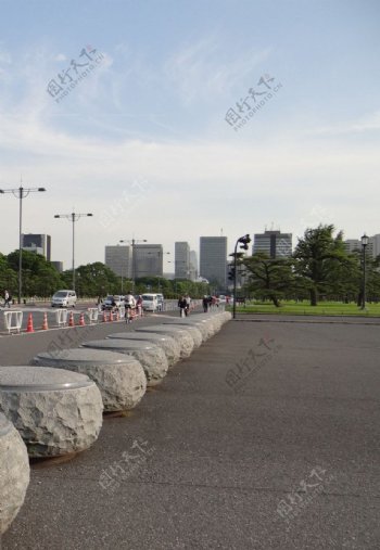 日本城市街道实际像素下非高清图片