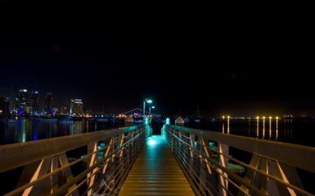 美国圣地亚哥夜景图片