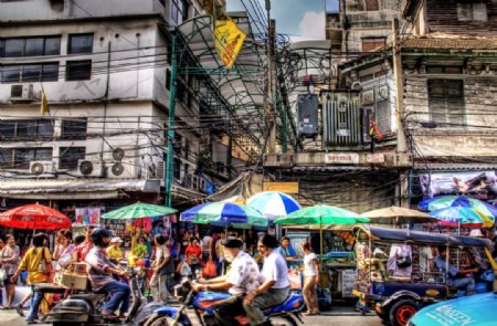 曼谷街景图片