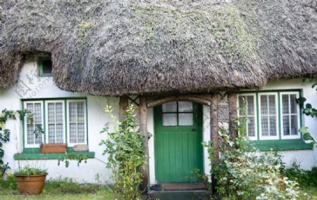 爱尔兰阿黛尔的漂亮小屋图片