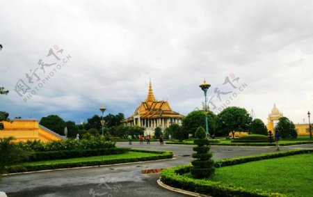 柬埔寨皇宫图片