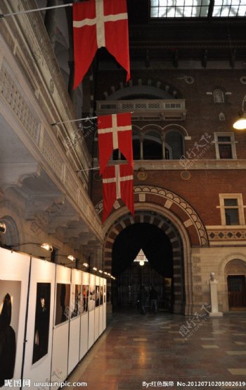 Copenhagen哥本哈根的市政厅展厅图片
