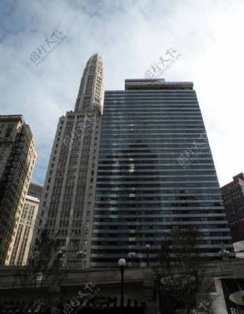 芝加哥新建筑与老建筑图片