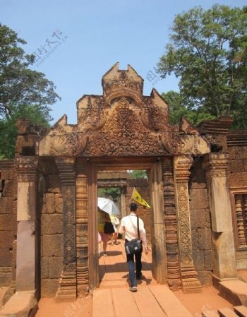 泰国古建筑遗址图片