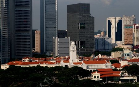新加坡华侨中学及周边建筑图片