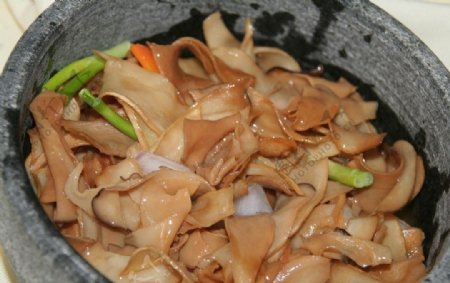 石锅杏鲍菇图片