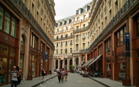 巴黎巴黎的內街图片
