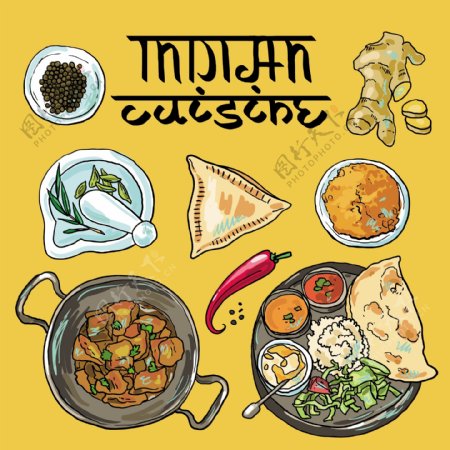 美味印度料理图片