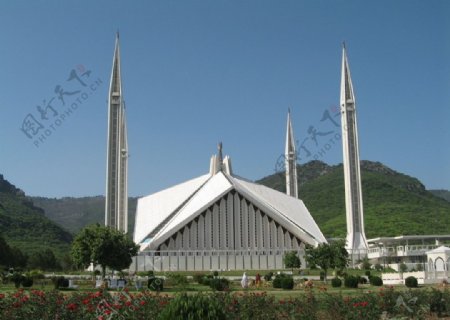巴基斯坦伊斯兰堡费萨尔清真寺图片