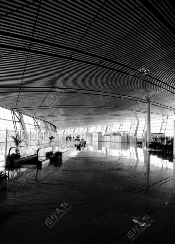 北京首都机场第三航站楼留影图片