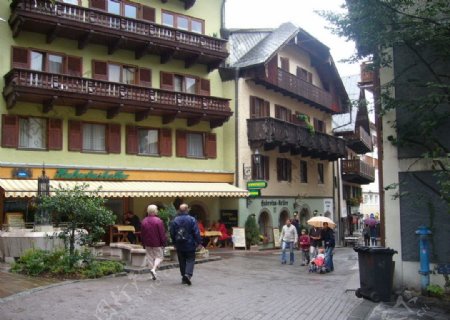 奥地利捷克薩爾斯堡街景图片