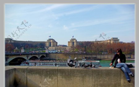 巴黎塞纳河图片