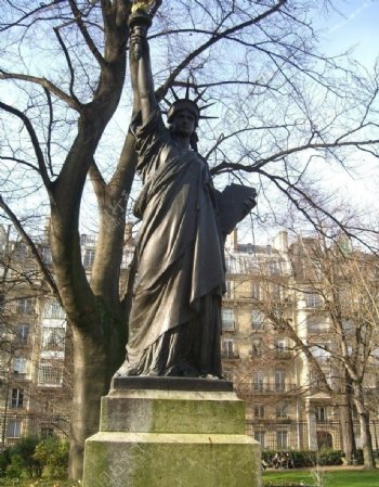 魅力城市系列巴黎自由神像图片