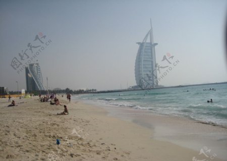 迪拜海滩帆船大酒店迪拜海滩七星级大酒店图片