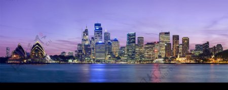 悉尼黄昏美景图片