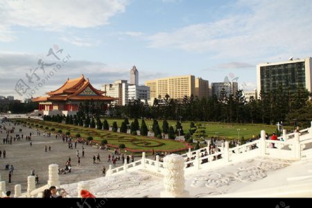 台北中正紀念堂主殿階梯及國家音樂廳图片