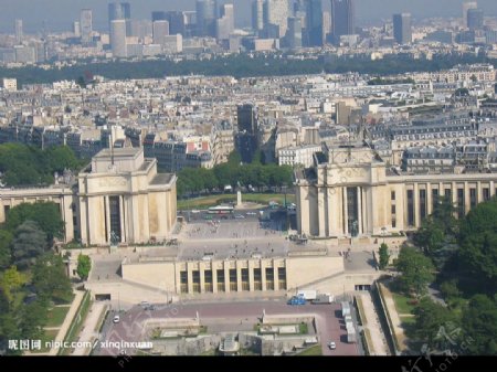 巴黎俯瞰全城图片