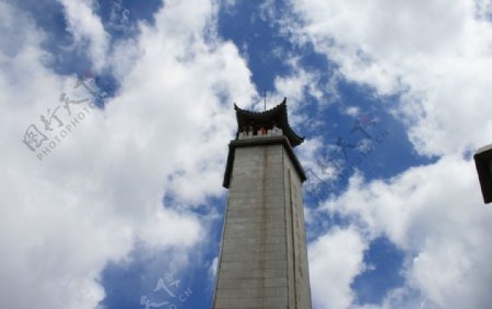 狼牙山单的一做纪念塔图片