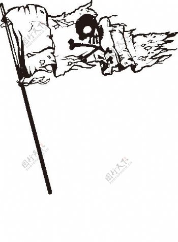 海盗旗设计图片