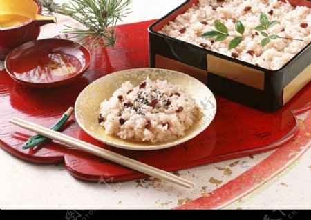 红豆米饭图片