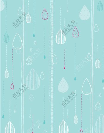 雨滴底紋图片