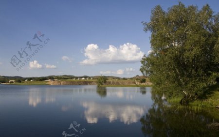 乌兰布统之公主湖图片