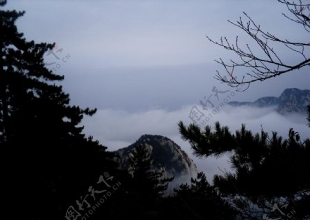 华山风景图片