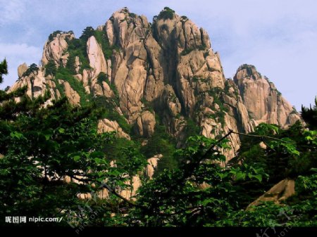 黄山莲花峰图片