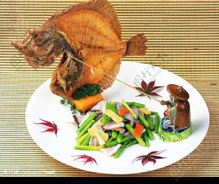 干煸鲑鱼图片