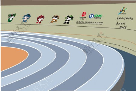奥运跑道图片